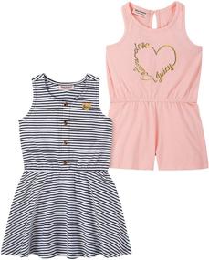 img 1 attached to Juicy Couture Girls Pieces Romper Girls' Clothing