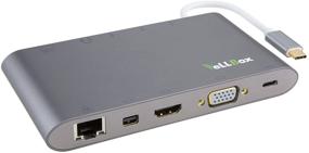 img 2 attached to VeLLBox USB3.1 Type-C Docking: Multi-Port Adapter for MacBook, Chromebook Pixel, Dell XPS 13, Yoga 900 - Grey