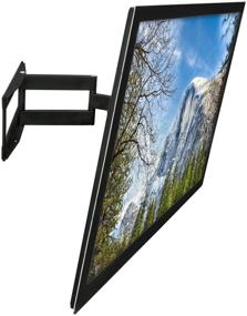 img 3 attached to 📺 Mount-It! Full Motion TV Wall Mount: Extendable Swivel Arm, VESA Compatible 400x400 and 600x400, Fits 32-65 Inch TVs, 110 lbs Capacity