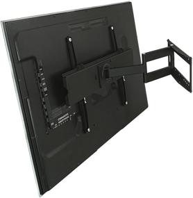 img 2 attached to 📺 Mount-It! Full Motion TV Wall Mount: Extendable Swivel Arm, VESA Compatible 400x400 and 600x400, Fits 32-65 Inch TVs, 110 lbs Capacity