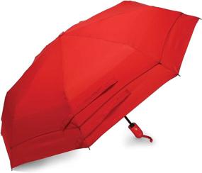 img 4 attached to Samsonite Windguard Auto Close Black Umbrellas: Ultimate Protection from Wind and Rain