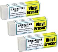 sargent art 36 0010 plastic eraser logo