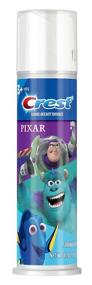 img 4 attached to 🦷Зубная паста Crest Kids Pixar Pump 4.2 унции (Клубника) - Набор из 2 шт.