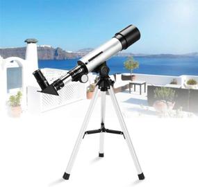 img 3 attached to 🔭 Merkmak Kids Telescope: Educational 360/50mm Spotting Scope, 90X HD Zoom, Tripod Included - Ideal for Beginners