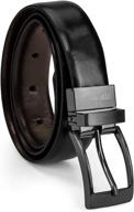 stylish steve madden kids' reversible belt for boys logo
