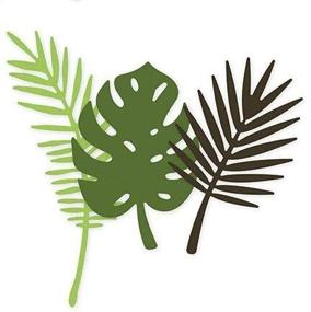 img 1 attached to 🌴 Tropical Leaves Cutting Dies: Embossing Stencils for DIY Scrapbooking and Card Making