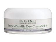 eminence tropical vanilla spf 40 day cream logo