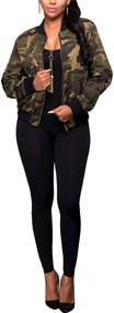 img 3 attached to 👚 Fashionable and Lightweight Military Camouflage Women's Coats, Jackets & Vests by Sexycherry