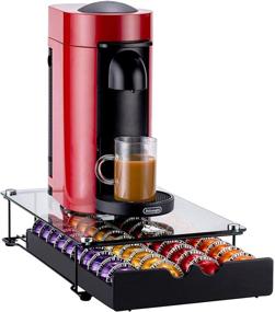 img 3 attached to 🗄️ Glass Drawer Pod Storage Holder Organizer for Nespresso Vertuo Pods - Flagship Coffee Vertuo Capsule