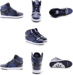 img 2 attached to Shimmer and Shine with Elegant Pastry Glitter Dance Sneakers in Black