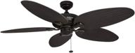🌬️ honeywell duval damp rated indoor + outdoor ceiling fan, 52", oil rubbed bronze - enhanced for seo логотип