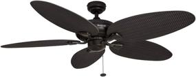 img 4 attached to 🌬️ Honeywell Duval Damp Rated Indoor + Outdoor Ceiling Fan, 52", Oil Rubbed Bronze - Enhanced for SEO