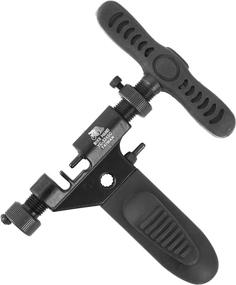 img 1 attached to 🔧 BikeHand Professional Chain Rivet Remover Breaker Tool - Shimano & Campagnolo Compatible | Single to 12 Speed | BMX Half Link Compatible | Spare Replaceable Driving Pin