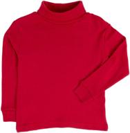 👕 solid cotton turtleneck for boys: leveret years clothing tops, tees & shirts logo