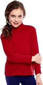 img 1 attached to 👕 Solid Cotton Turtleneck for Boys: Leveret Years Clothing Tops, Tees & Shirts