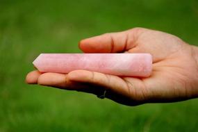 img 4 attached to Genuine Rose Quartz Obelisk Tower: Jet International Crystal Therapy Jumbo 💎 Facet Aura Rock Crystal Natural - Unveiling the Power of Crystal Energy Therapy