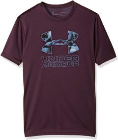 img 1 attached to Stylish Under Armour Boys' Print Fill Logo T-Shirt for Trendy Kids