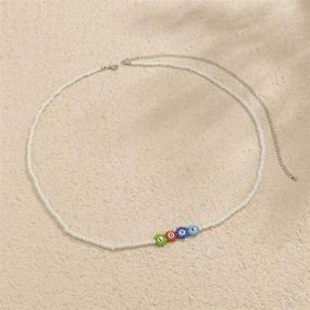 img 3 attached to Belly Weight Adjustable Waistbeads White Multicolor Women's Jewelry for Body Jewelry