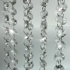 img 3 attached to Sewn Crystal Teardrop Chandelier Pendants for Decorative Embellishments