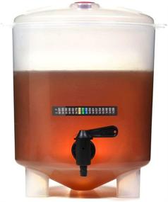 img 1 attached to 🍺 BrewDemon Craft Beer Kit with Bottles - Conical Fermenter for Sediment-Free, Great Tasting 1 Gallon Pilsner