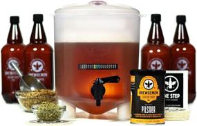 img 4 attached to 🍺 BrewDemon Craft Beer Kit with Bottles - Conical Fermenter for Sediment-Free, Great Tasting 1 Gallon Pilsner