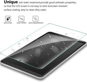 img 1 attached to 📱 Gylint LG G Pad 5 10.1 Screen Protector Glass - Tempered Glass 9H Hardness Scratch Resistant Bubble Free Tablet Screen Protector for LG G Pad 5 10.1 Inches Tablet 2019, Model: LM-T600L, T600L