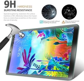 img 3 attached to 📱 Gylint LG G Pad 5 10.1 Screen Protector Glass - Tempered Glass 9H Hardness Scratch Resistant Bubble Free Tablet Screen Protector for LG G Pad 5 10.1 Inches Tablet 2019, Model: LM-T600L, T600L
