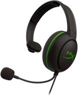 🎧 official xbox licensed hyperx cloudx chat headset - compatible with xbox one and xbox series x,s, 40mm driver, noise-cancelling microphone, pop filter, lightweight, in-line audio controls логотип