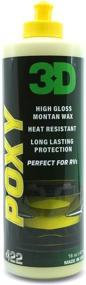 img 4 attached to 🚗 3D Poxy Montan Car Wax – Ultimate High Gloss Sealant for Long-Lasting Protection & Stunning Shine – Non-Staining Auto Detailing - Cars, RVs, Boats – Silky Soft Feel & Wet Look