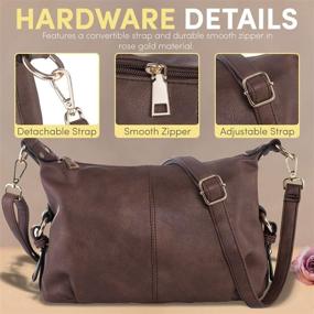 img 2 attached to 👜 Versatile Women's Small Hobo Handbag: Top Handle Crossbody, Trendy PU Leather Shoulder Purse; Includes Katloo Nail Clipper