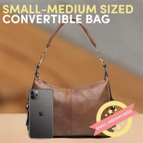 img 3 attached to 👜 Versatile Women's Small Hobo Handbag: Top Handle Crossbody, Trendy PU Leather Shoulder Purse; Includes Katloo Nail Clipper