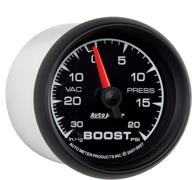 📊 auto meter 5907 es 2-1/16 inch mechanical vacuum/boost gauge with 30 in. hg/20 psi range logo