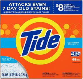 img 3 attached to 🌬️ Tide Clean Breeze HE Turbo Powder Laundry Detergent: 68 Loads, 95 Oz – Effective Cleaning Power