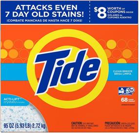 img 4 attached to 🌬️ Tide Clean Breeze HE Turbo Powder Laundry Detergent: 68 Loads, 95 Oz – Effective Cleaning Power