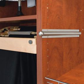 img 3 attached to 👚 Organize Your Closet in Style with the Rev-A-Shelf CVL-12-SN 12-Inch Extendable Valet Clothes Rod – Satin Nickel Finish