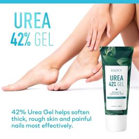 img 3 attached to 💧 Ellocy 42% Urea Gel Max Plus Salicylic and Hyaluronic Acid - Softens Cracked Heels, Elbows, Feet, and Hands, Rehydrates and Helps Eliminate Toenail Fungus