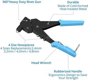 img 2 attached to AUTOUTLET 200Pcs Riveter Nosepieces Installer