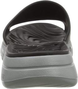 img 2 attached to Skechers Mens Slide Sandal Black Men's Shoes for Athletic