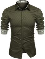 casual cotton button sleeve men's shirts by tinkwell logo