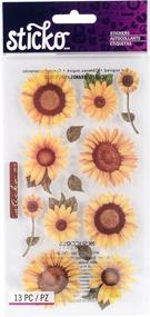 img 1 attached to Bulk Buy Stickers Sunflowers SPVM 76