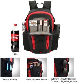 img 1 attached to 🎒 Piscifun Insulated Cooler Backpack - Leakproof Lightweight Cooler Bag for Men and Women. Soft Backpack Cooler ideal for Lunch, Picnic, Fishing, Hiking, Camping, Park, Day Trip.