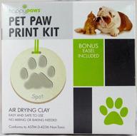 capture precious moments with the happypaws pet paw print kit! logo