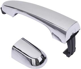 img 4 attached to Kia Sorento 2011-2015 Rear Right Passenger Side Chrome Door Handle Replacement OE 826512P010 836622P010