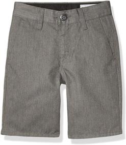 img 4 attached to 🩳 Charcoal Heather Volcom Frickin Shorts for Boys – Trendy Clothing for Boys