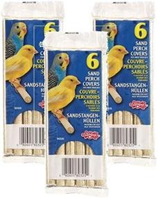 img 1 attached to 🐦 (3-Pack) Living World Sanded Perch Refills - 6 Refills per Pack