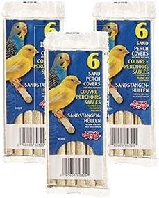 img 2 attached to 🐦 (3-Pack) Living World Sanded Perch Refills - 6 Refills per Pack