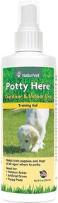 img 4 attached to 🐶 NaturVet Potty Here Training Aid Spray: Efficient Scent to Train Dogs & Puppies Where to Potty – Designed for Indoor & Outdoor Use