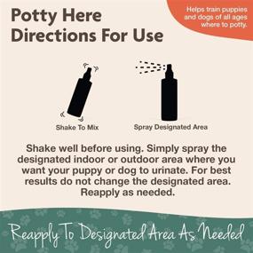 img 2 attached to 🐶 NaturVet Potty Here Training Aid Spray: Efficient Scent to Train Dogs & Puppies Where to Potty – Designed for Indoor & Outdoor Use