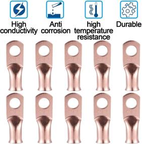 img 2 attached to Copper Wire Battery Terminals Connectors