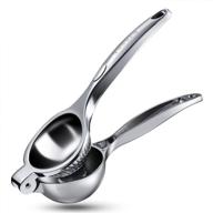 🍋 e-prance lemon squeezer - high strength citrus juicer with heavy duty design, extract juice from fruits and vegetables - silver logo